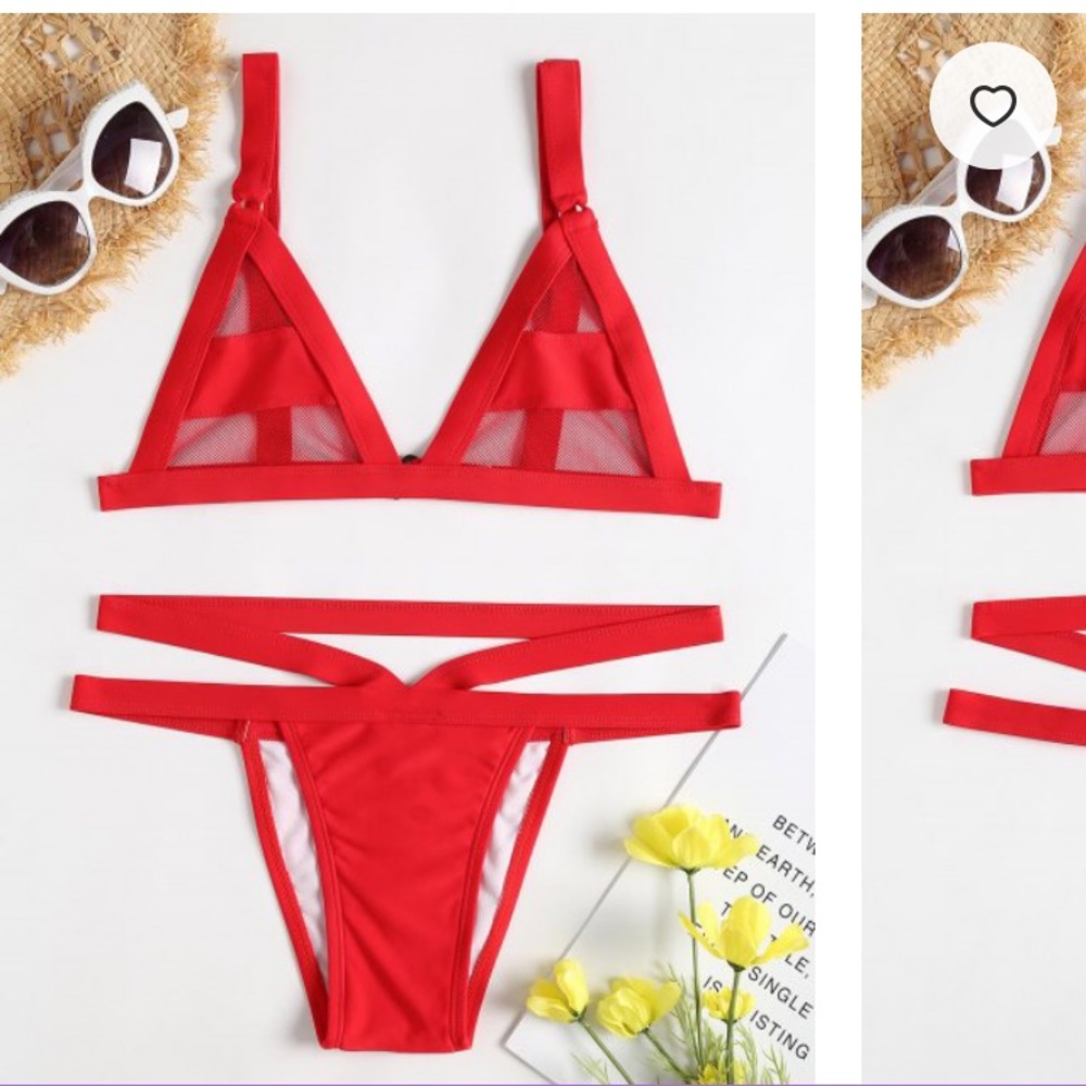 Zaful red bikini
